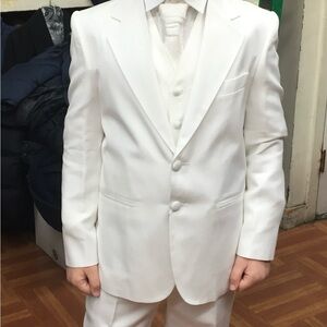 Boys White Communion Suit